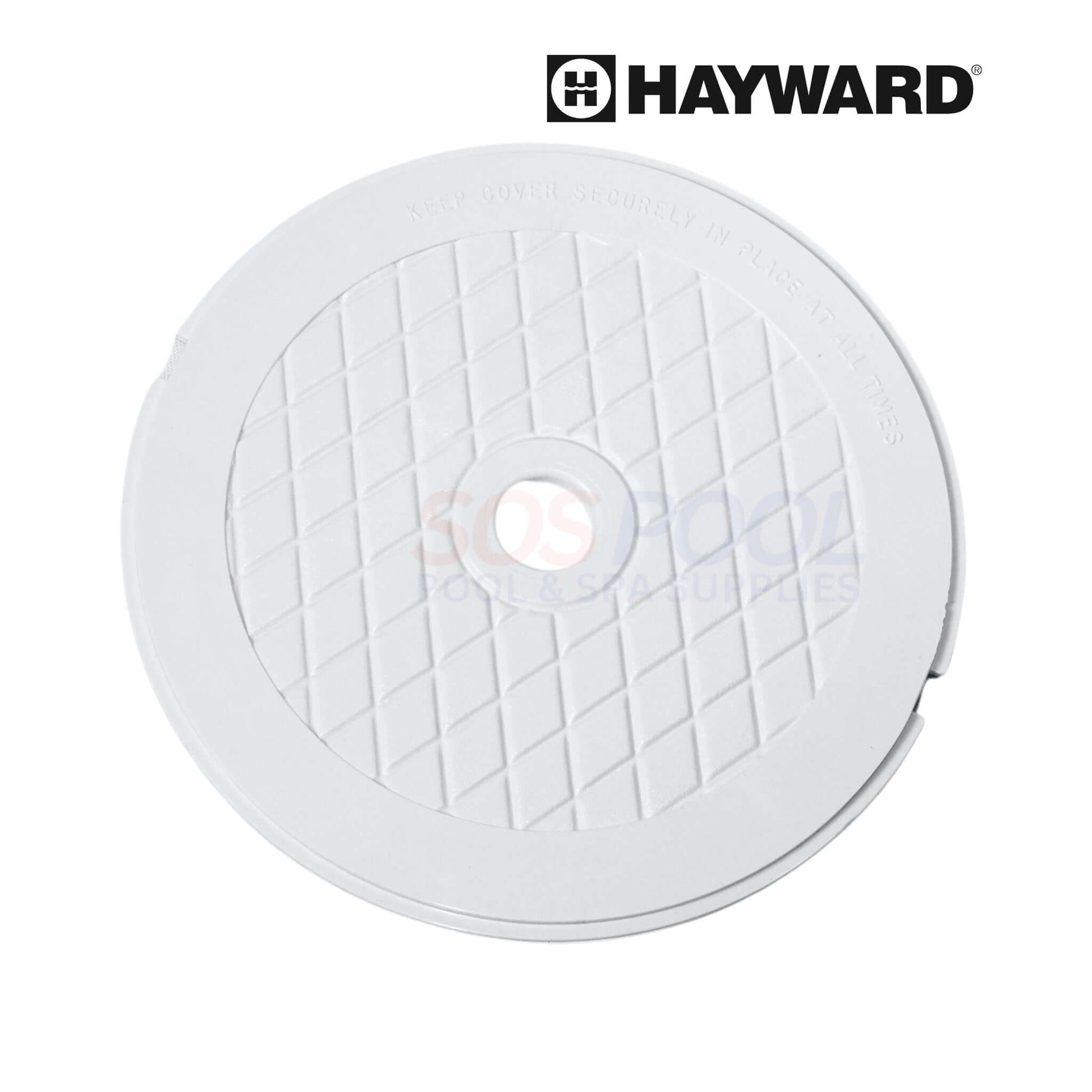 Hayward Skimmer Cover SPX1096B for 1090 Series, prevents debris, durable for SOS Pool, OEM replacement part.
