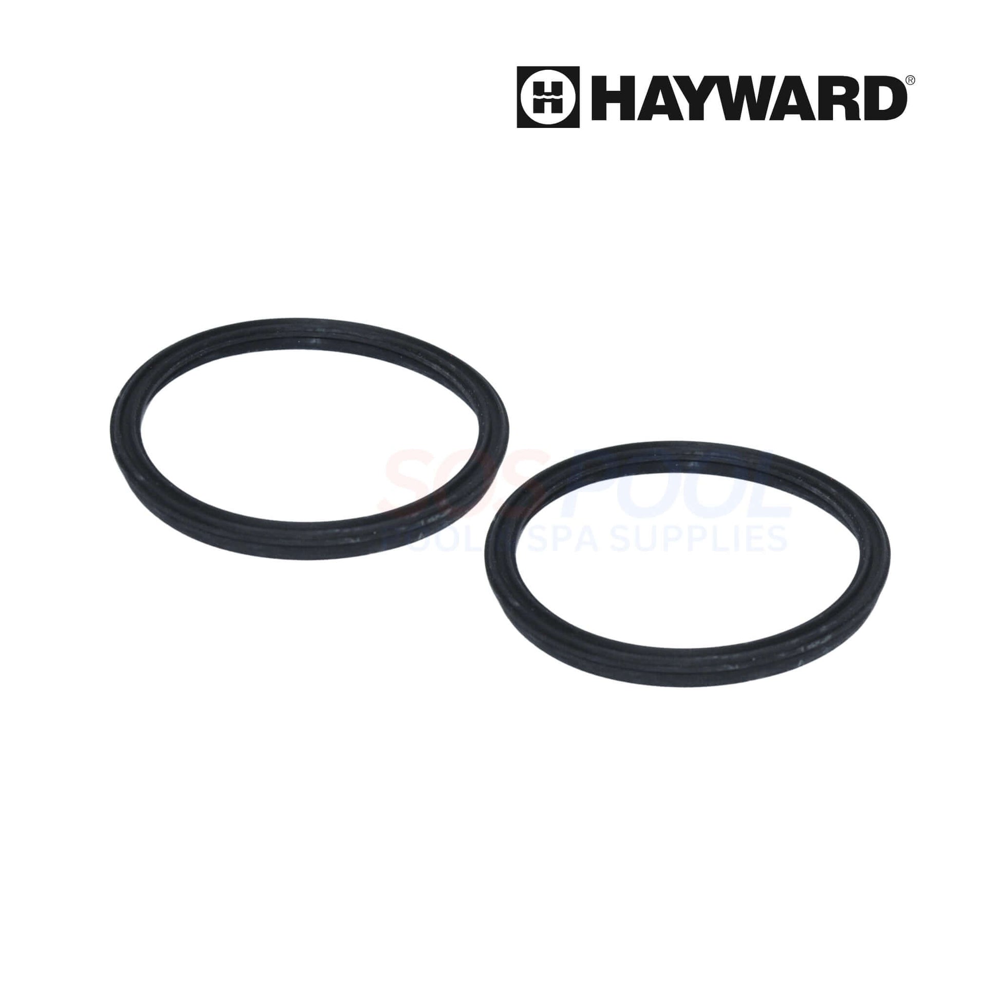Hayward Union Gaskets for HCP 3000 Pumps, OEM replacement, secure connections, part HCXP3000UNKIT, SOS Pool.