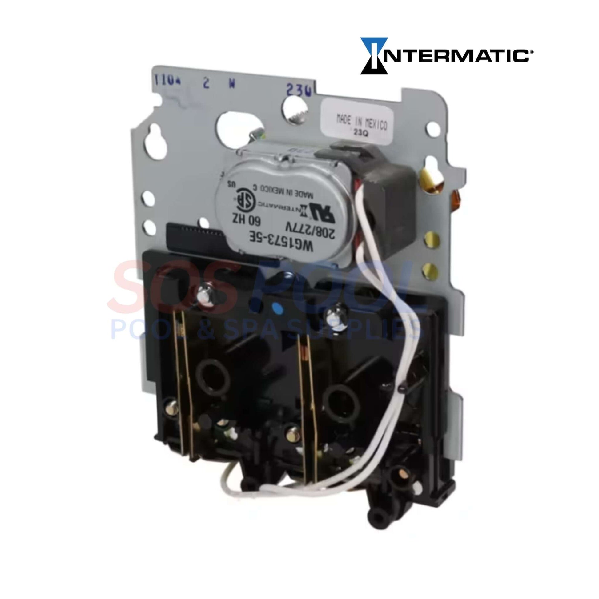 Intermatic T104M mechanical time switch mechanism for SOS Pool and spa applications, 40 amps, easy installation.
