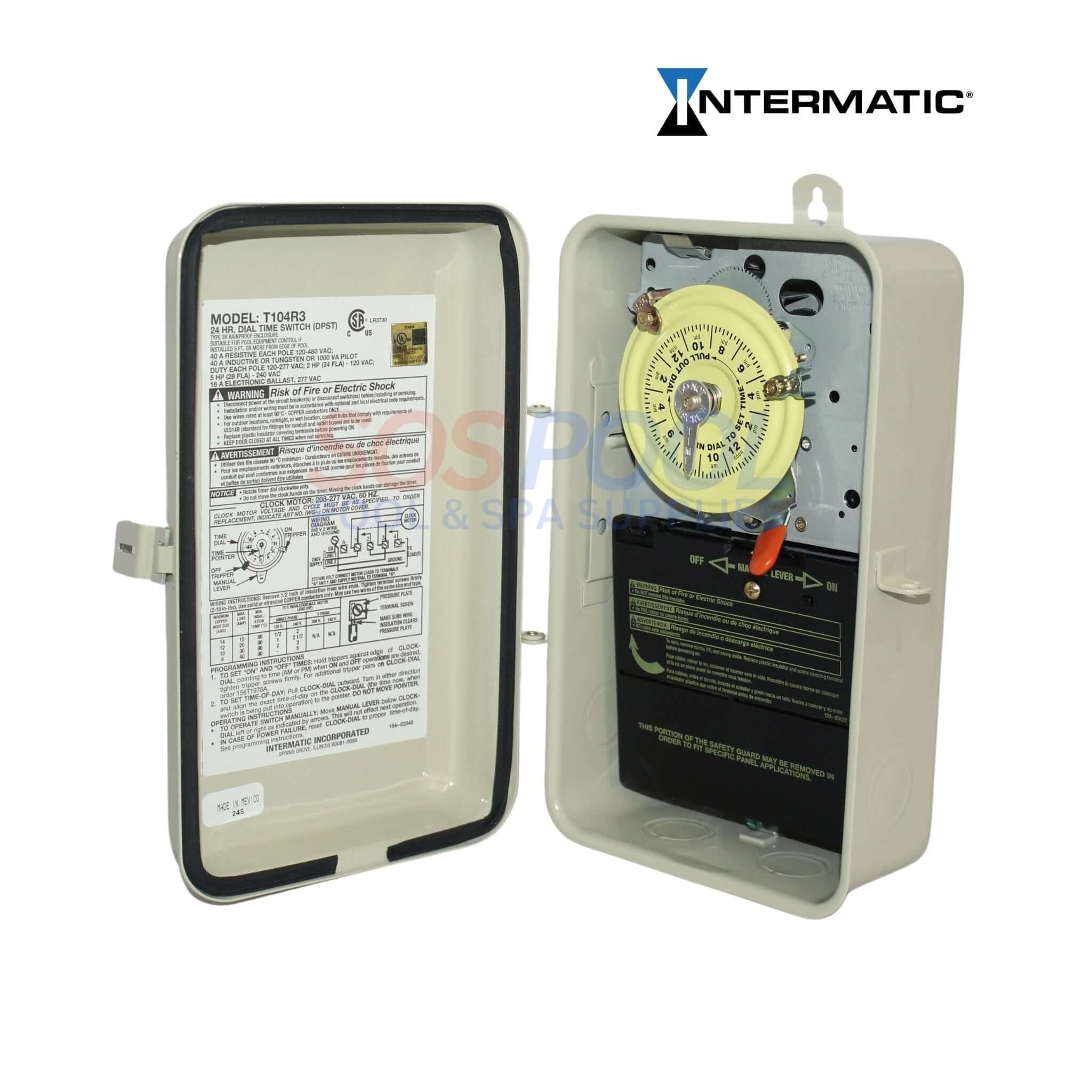 Intermatic Time Switch Delay | 24 Hour | T104R3