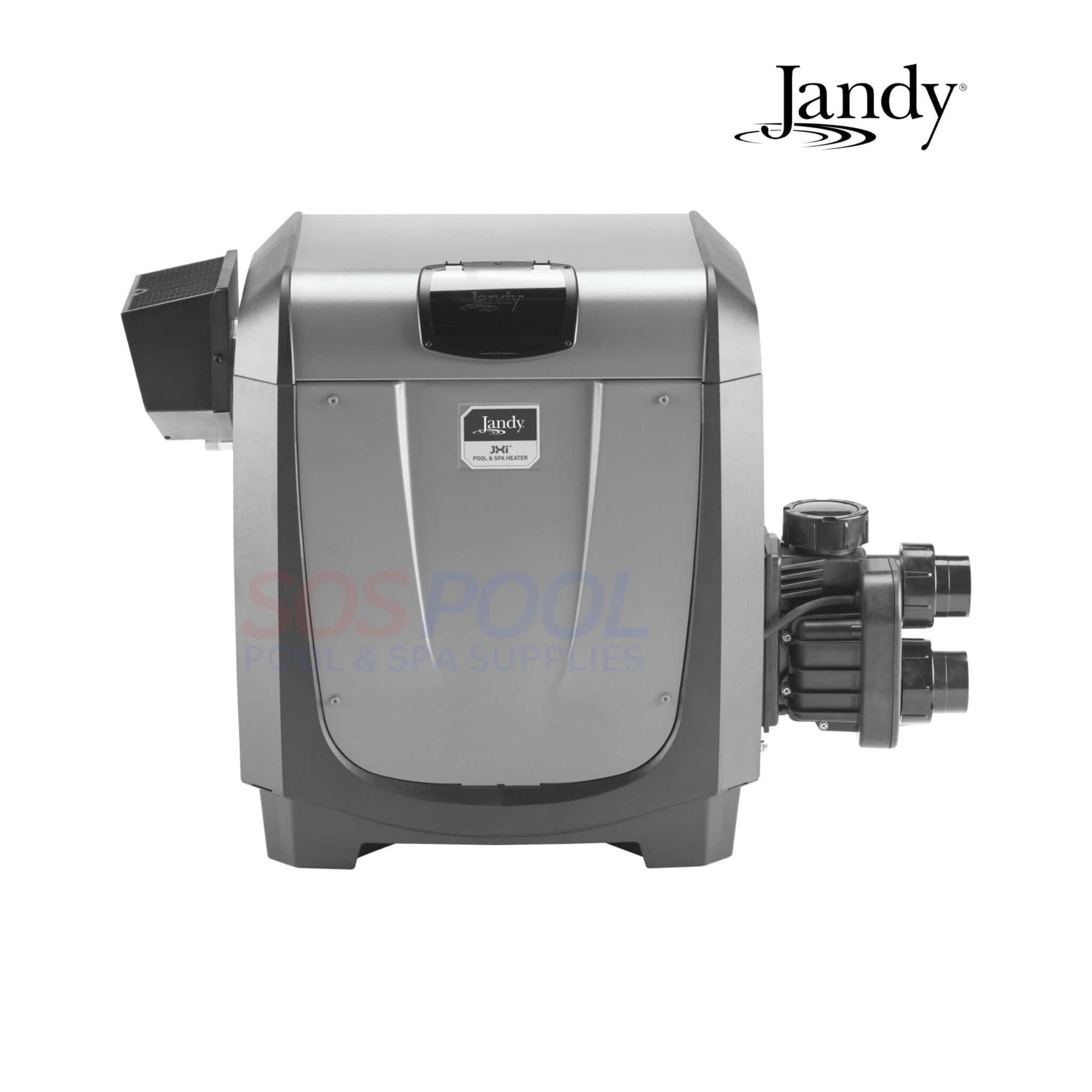 Jandy JXi 400N Natural Gas Pool & Spa Heater, 399,000 BTUs, compact design, ideal for retrofitting, SOS Pool supplies.