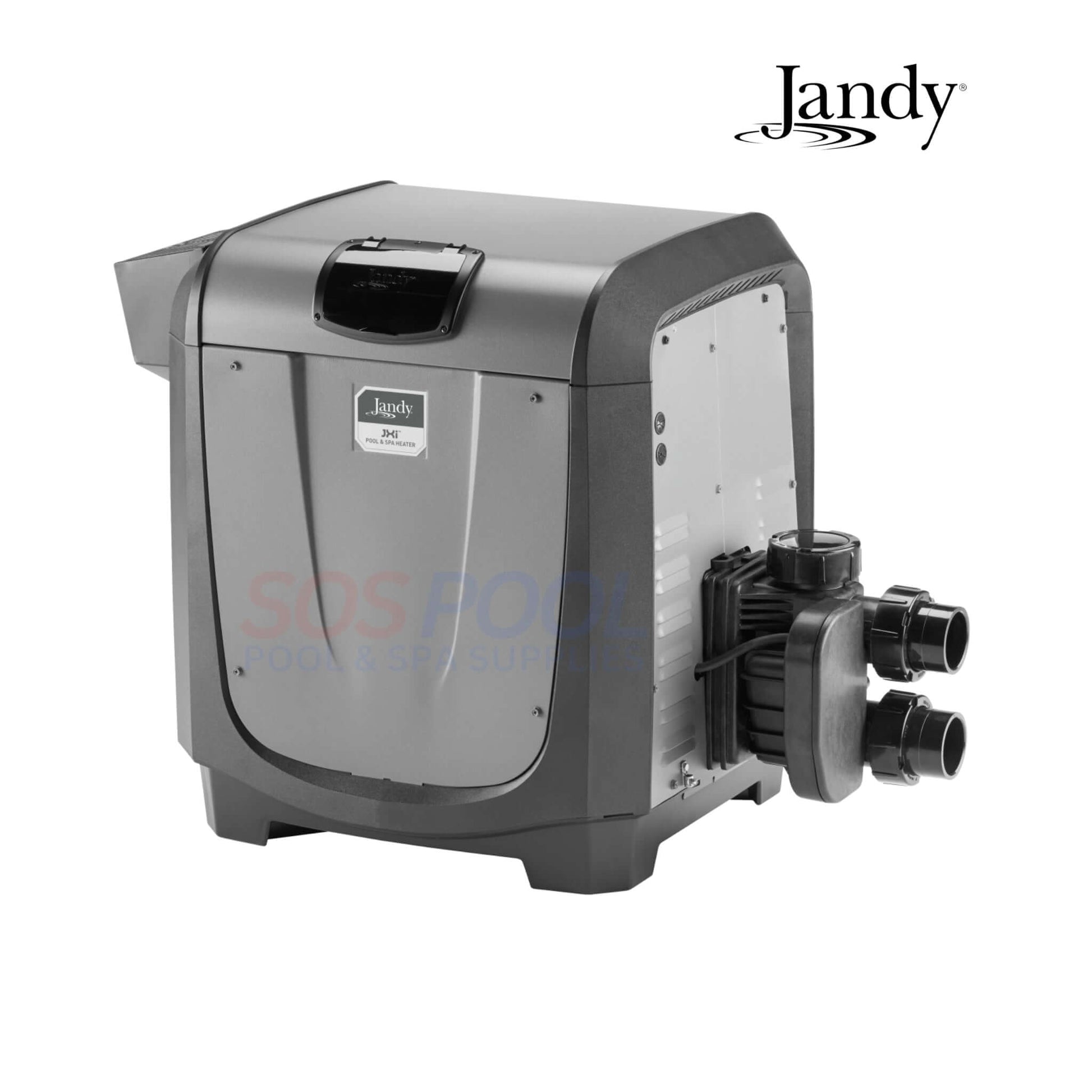 Jandy JXi 400 BTU Natural Gas Pool Heater, compact design, ideal for residential or commercial use, SKU JXI400N, SOS Pool supplies.