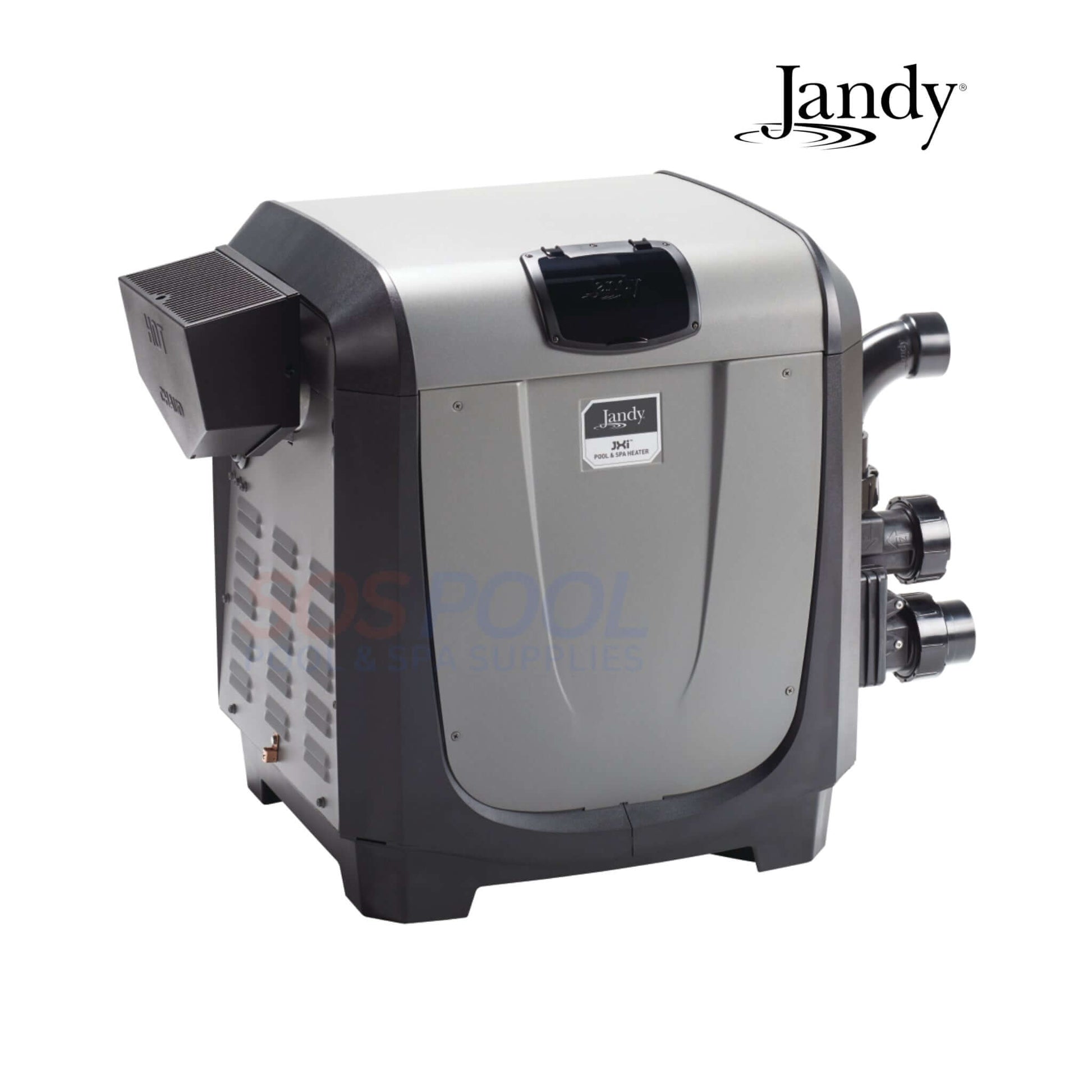 Jandy JXi 400 BTU Propane Pool Heater, compact design, energy-efficient, low-NOx, perfect for pools and spas, SOS Pool supplies.