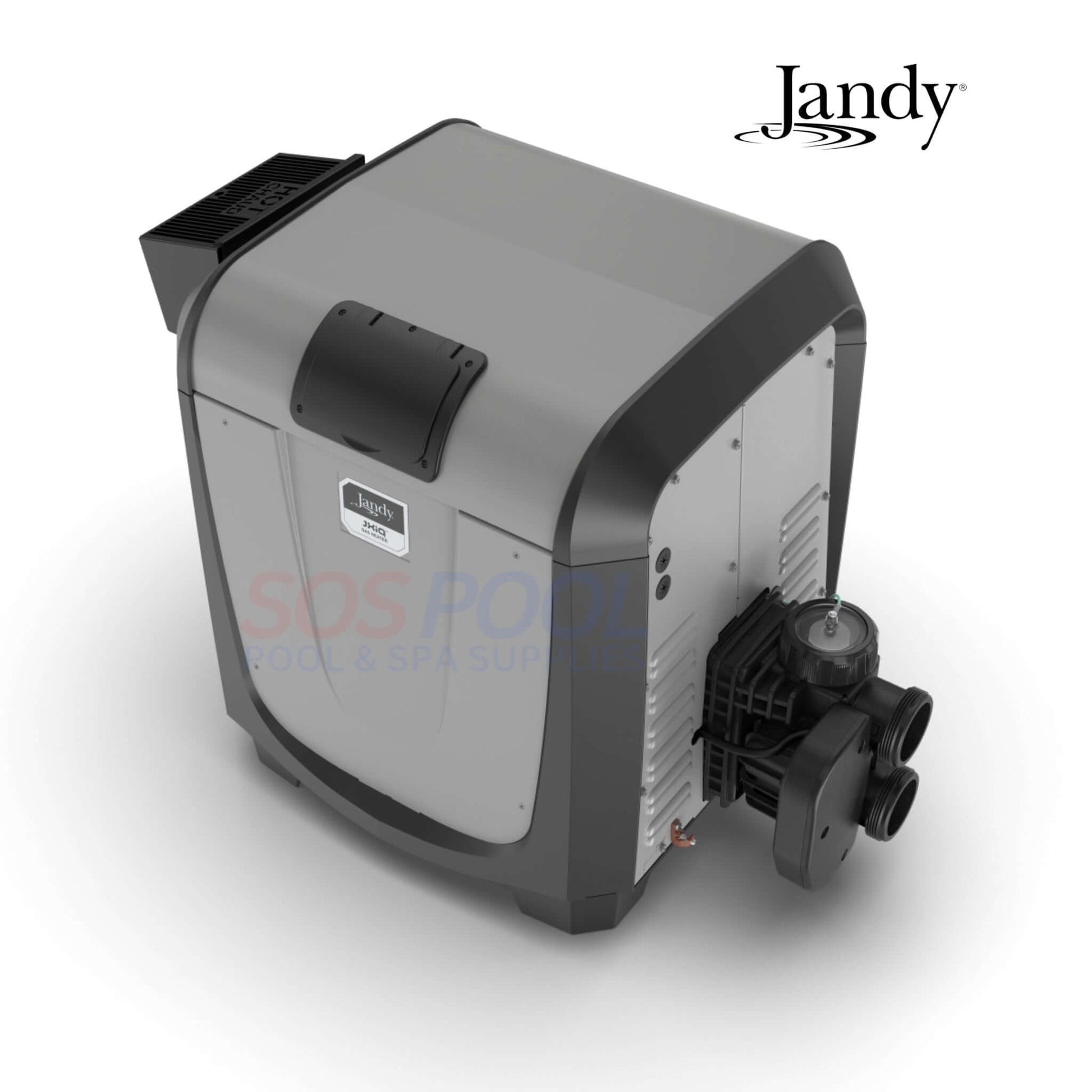 Jandy JXiQ 400BTU Natural Gas heater, featuring copper HX and VersaFlo, ideal for residential pools. Product SKU: JXIQ400NK.