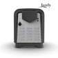 Jandy JXiQ 400NK natural gas pool heater rear view, featuring durable copper heat exchanger and design for swimming pool parts.