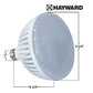 J&J Electronics PureWhite Pro LED Pool Lamp | Cool White | 120V | 46610 shown from the side, highlighting dimensions and design.