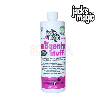 Jack's Magic The Magenta Stuff Metal Solution | 32oz | JMMAGENTA032