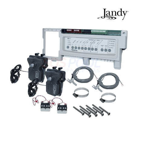 Jandy AquaLink RS6 Automation System RS-PS6, including control panel, relays, and wiring for SOS Pool management.