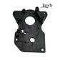 Jandy Center Plate Kit For JVA Valve Actuators | R0408700, black plastic part showing mounting holes and microswitches, used in pool supplies.
