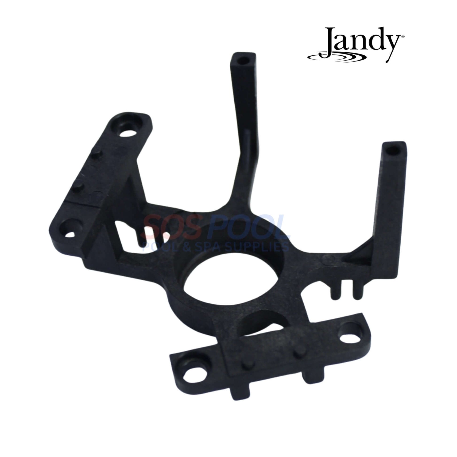 Jandy Center Plate Kit For JVA Valve Actuators | R0408700, black plastic part for swimming pool valve actuator repair.