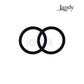 Jandy Center Plate Kit For JVA Valve Actuators | R0408700, two black O-rings for valve actuator repair, SOS Pool supplies.