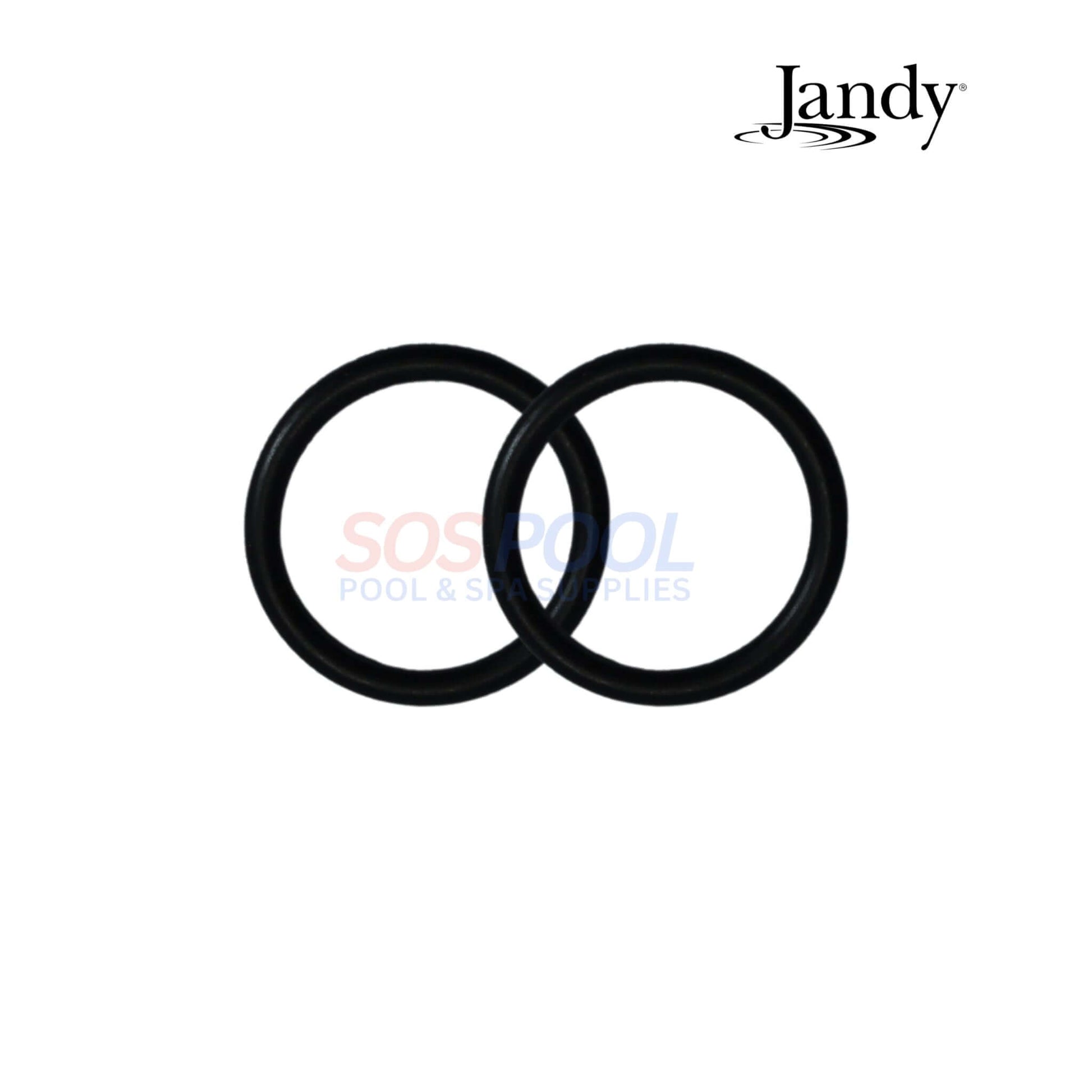 Jandy Center Plate Kit For JVA Valve Actuators | R0408700, two black O-rings for valve actuator repair, SOS Pool supplies.