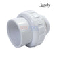 Jandy DEL48/60 2" Side Mount Multiport Valve | A0553645 shown from side, white plastic design, essential swimming pool part by SOS Pool.