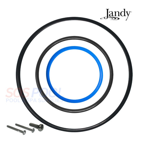 Jandy Diffuser and Impeller Hardware and O-Ring Kit for FloPro Pumps, SOS Pool supplies, includes O-rings and screws.