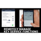 Jandy IQPUMP01 Pool Pump Automation System app showing pump settings and service functions for remote management.