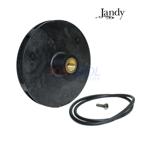 Jandy impeller and screw kit with O-ring for FloPro pumps, optimal 1.5 HP performance, SOS Pool quality.