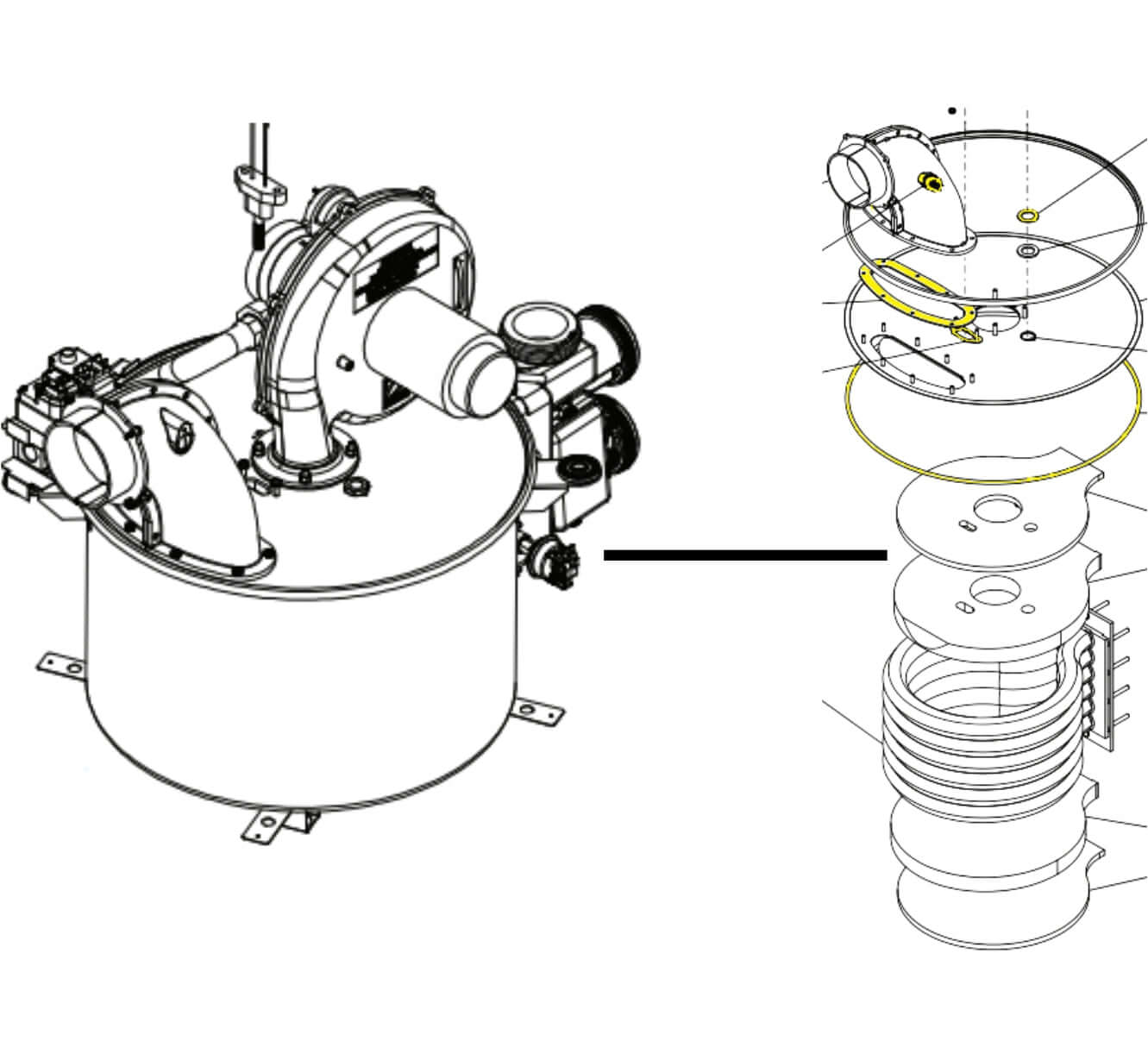 Jandy JXi Heater Gasket Kit | R0590900