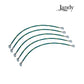 Jandy R0988900 Wiring Harness Kit with heavy-duty wires for pool heaters, shown in a curved arrangement, perfect for reliable connections.