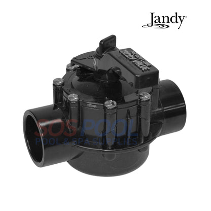 Jandy NeverLube 2 Port Diverter Valve 4724 for pool and spa systems by SOS Pool, 1.5" - 2" durable CPVC valve.