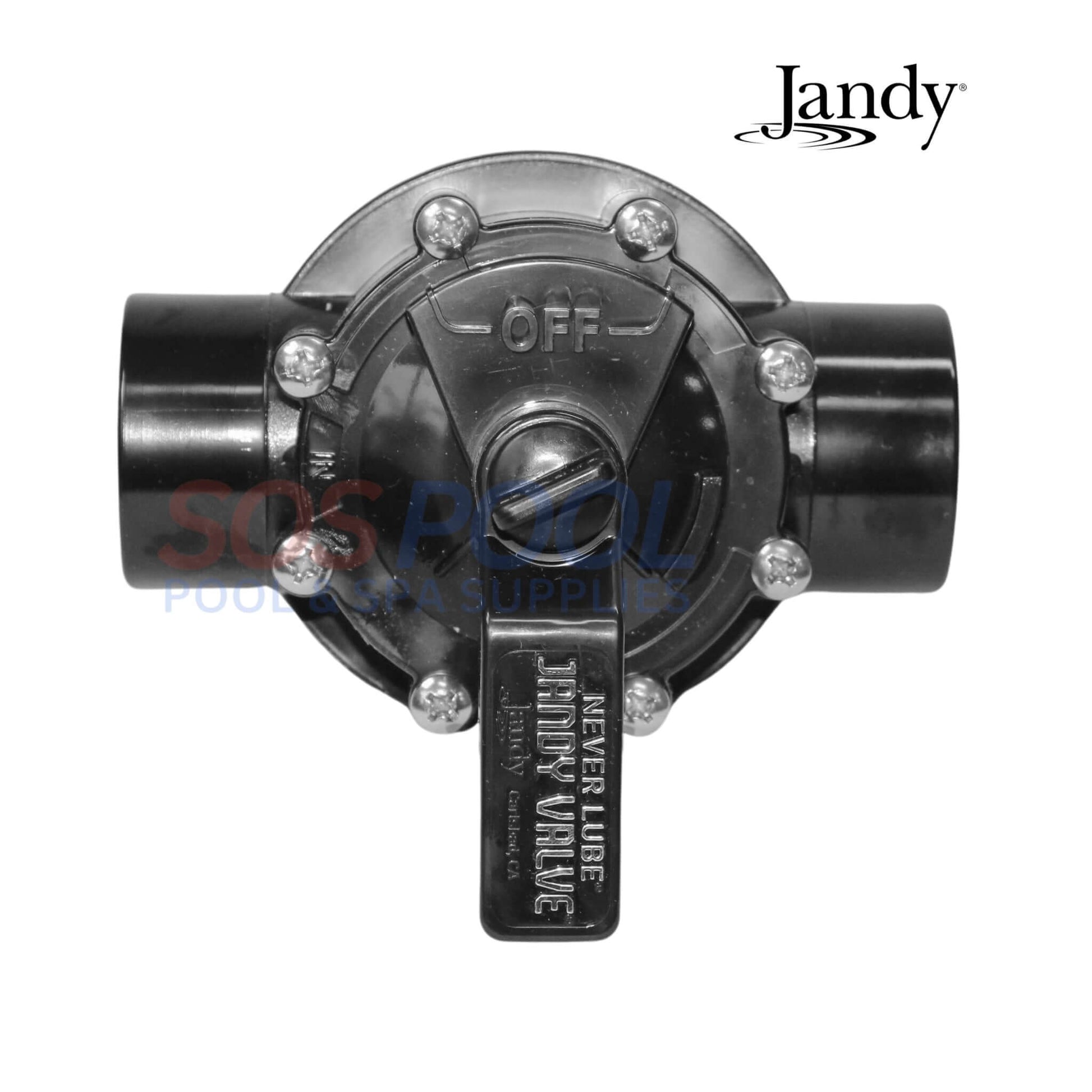 Jandy Neverlube 2-Port Diverter Valve | 1.5" - 2" | 4724 from SOS Pool for efficient flow management.