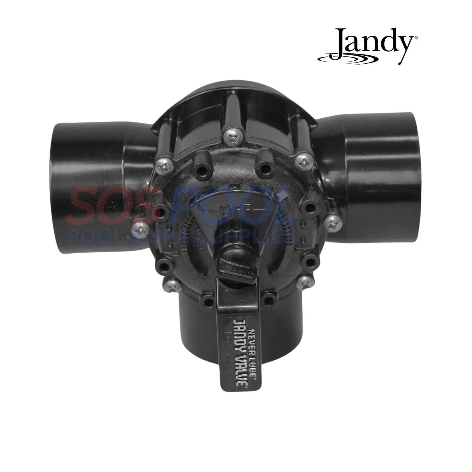 Jandy Neverlube 3 Port Diverter Valve 4719 for efficient flow management in pools and spas | SOS Pool