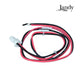 Jandy Power Interface Wiring Harness Kit R0985500 for JXiQ heaters with red and black wires, pool supplies accessory.