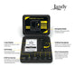 Jandy SPEEDSET Pump Controller navigation guide with large LCD, FlyWheel Navigation, and customizable settings for easy programming.