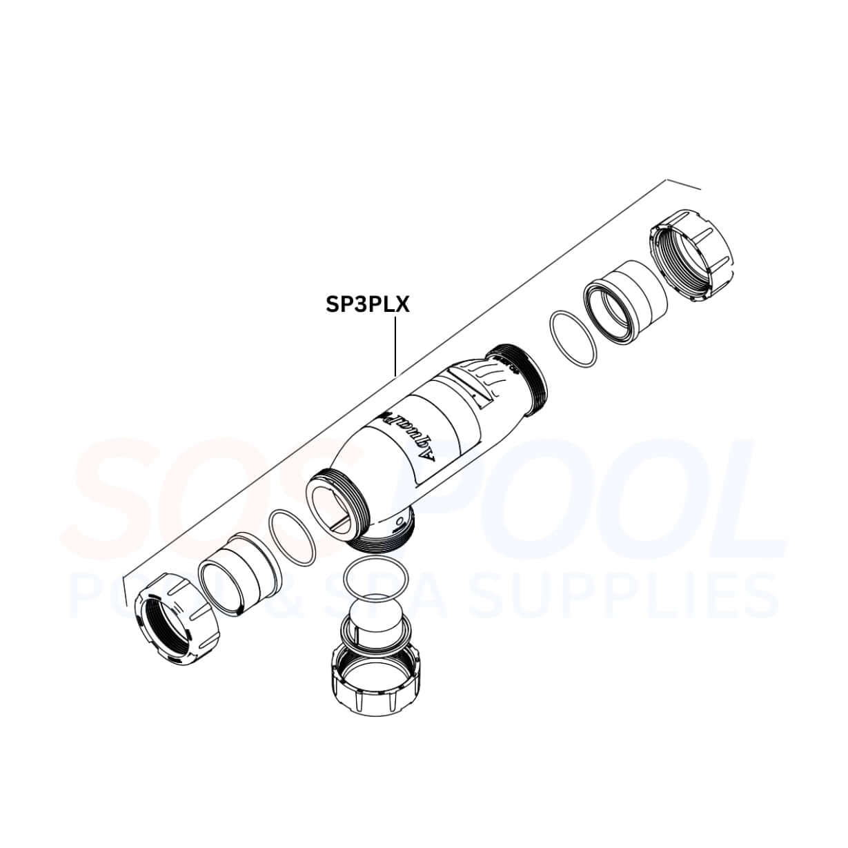 Jandy Spool Kit With LX Unions For AquaPure Systems | SP3PLX