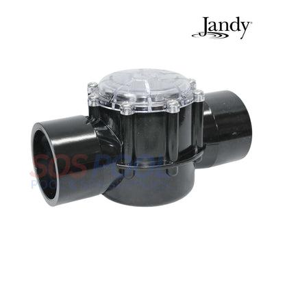 Jandy Swing Straight Check Valve 7307 by SOS Pool, 2.5-3" size for unidirectional water flow in pool systems.
