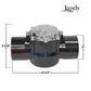 Jandy Swing Straight Check Valve 2.5"-3", Model 7307, for unidirectional flow in pool systems at SOS Pool.