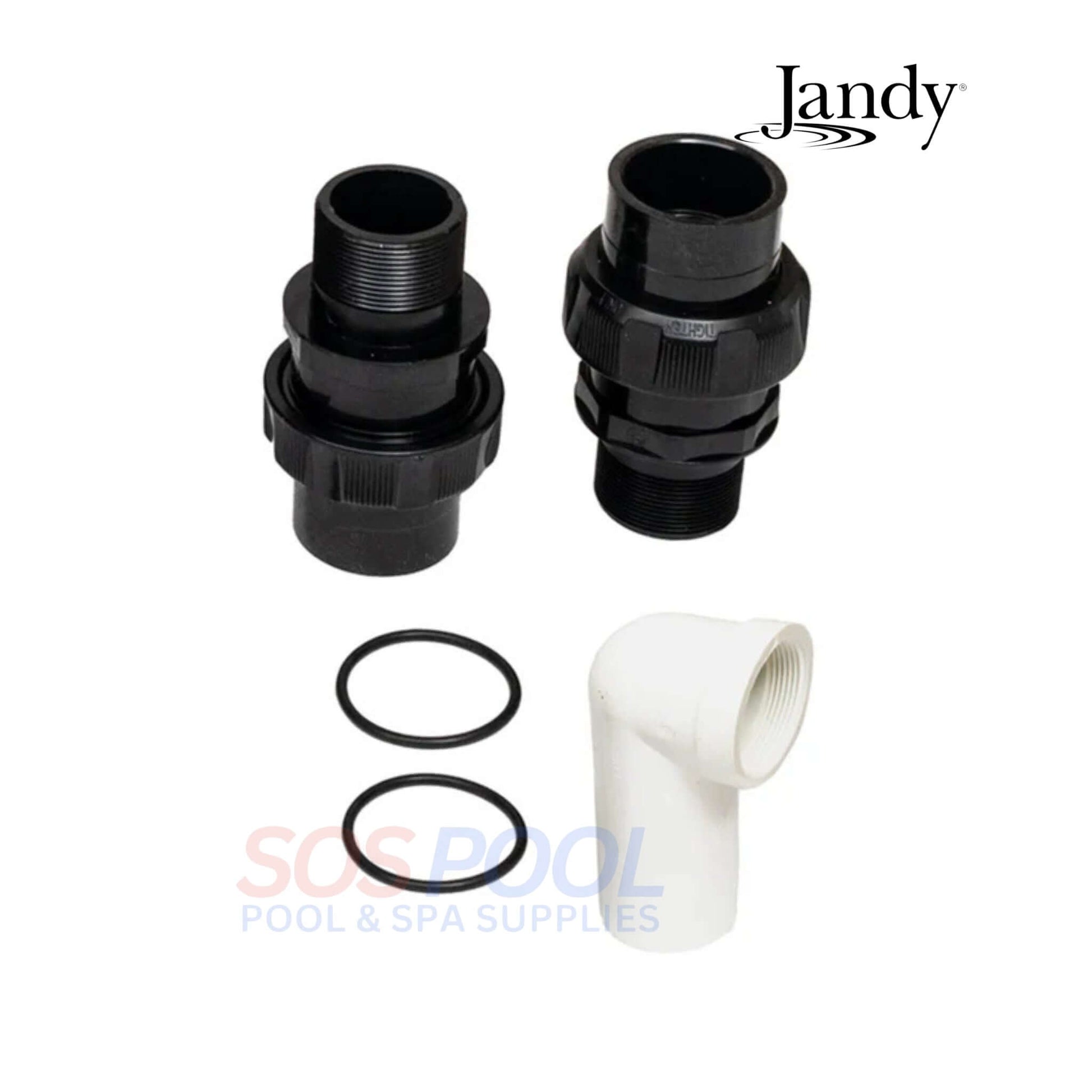 Jandy Tank Bottom Assembly components including O-rings, bulkhead fittings for CV filters | SOS Pool supplies.