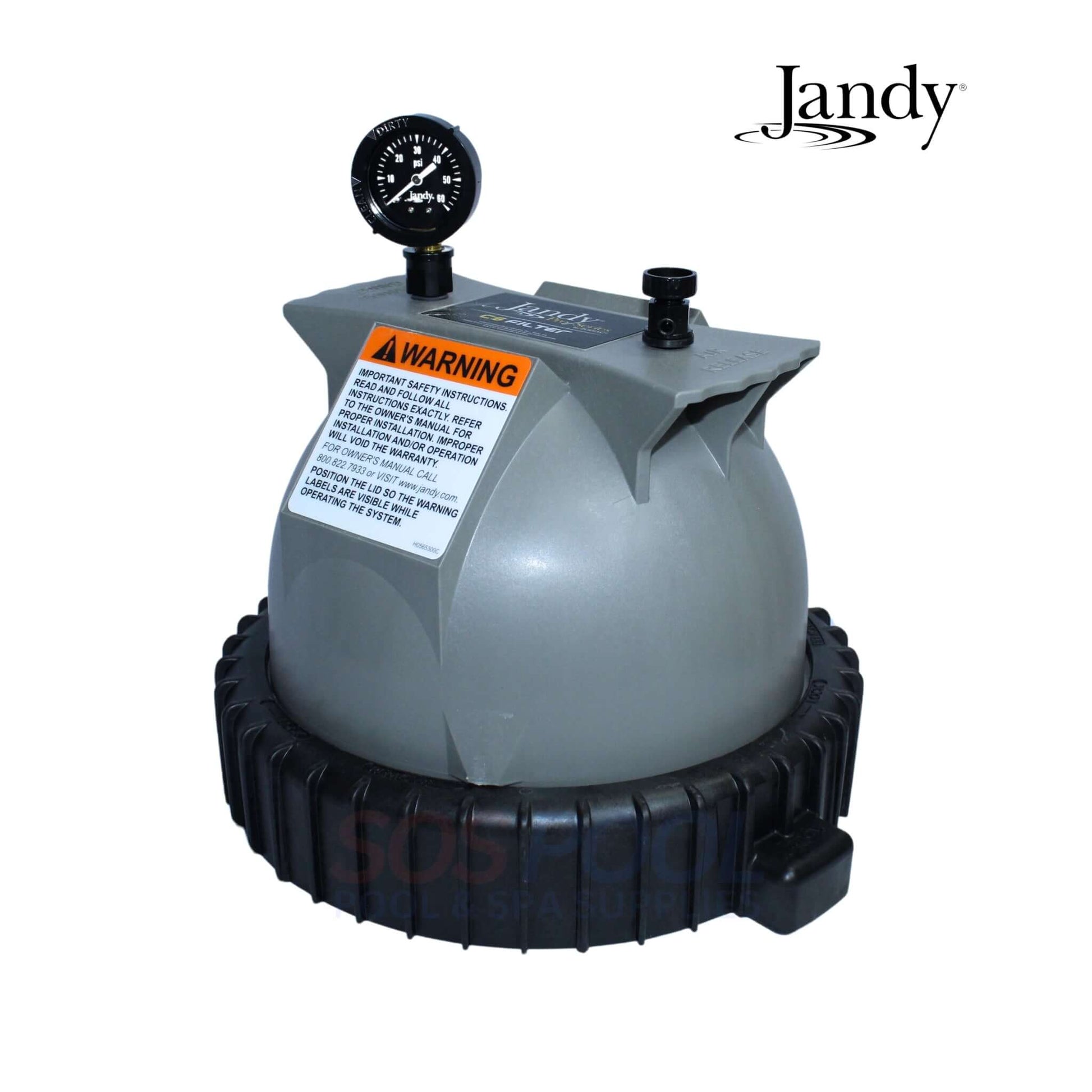 Jandy Top Housing Assembly for CS100 and CS150 Filters | R0461900  from SOS Pool. Essential replacement for pool filtration systems.