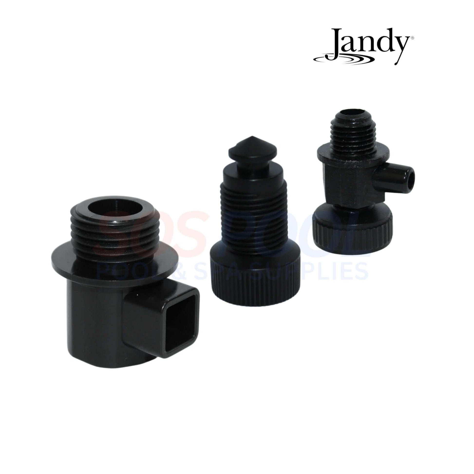 Jandy pool filter replacement parts including connectors and adapters for CS100 and CS150 filters - SOS Pool
