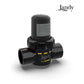 Jandy TruGuard Mineral Filter & Sanitizer in black, showcasing pipes for pool integration, ideal for SOS pool supplies, SKU TRUGUARD.