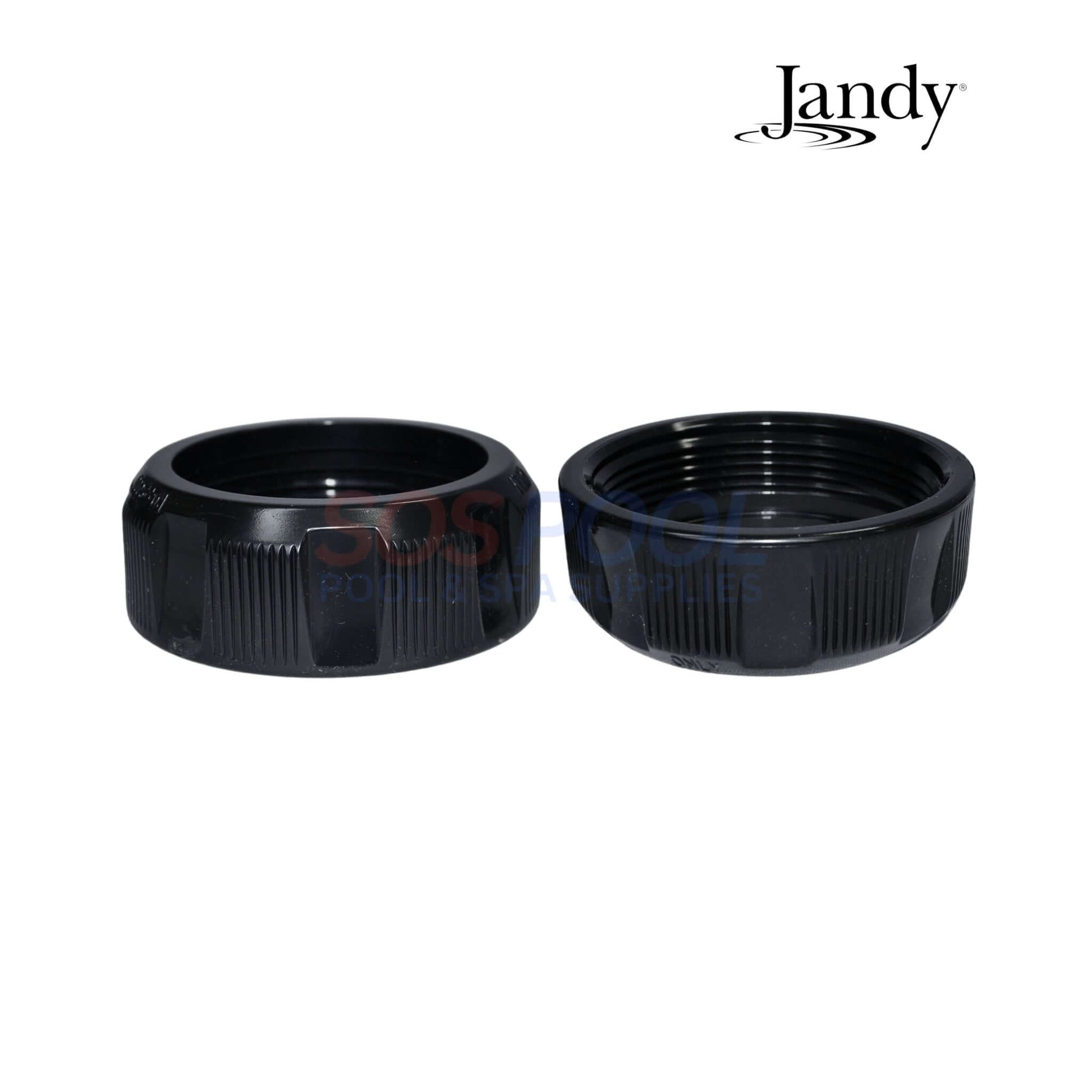 Jandy Universal Union Kit R0452100 parts including black union nuts for Zodiac Jandy systems, SOS Pool.