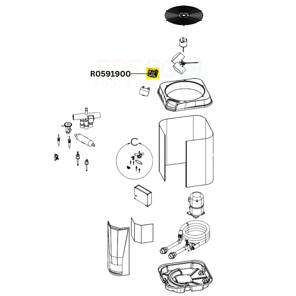 Jandy User Interface Kit For VersaTemp Heat Pumps and JXI Heaters | R0