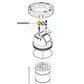 Jandy Pressure Gauge R0556900 diagram for CS and CJ Series Filters, 0-60 PSI by SOS Pool.