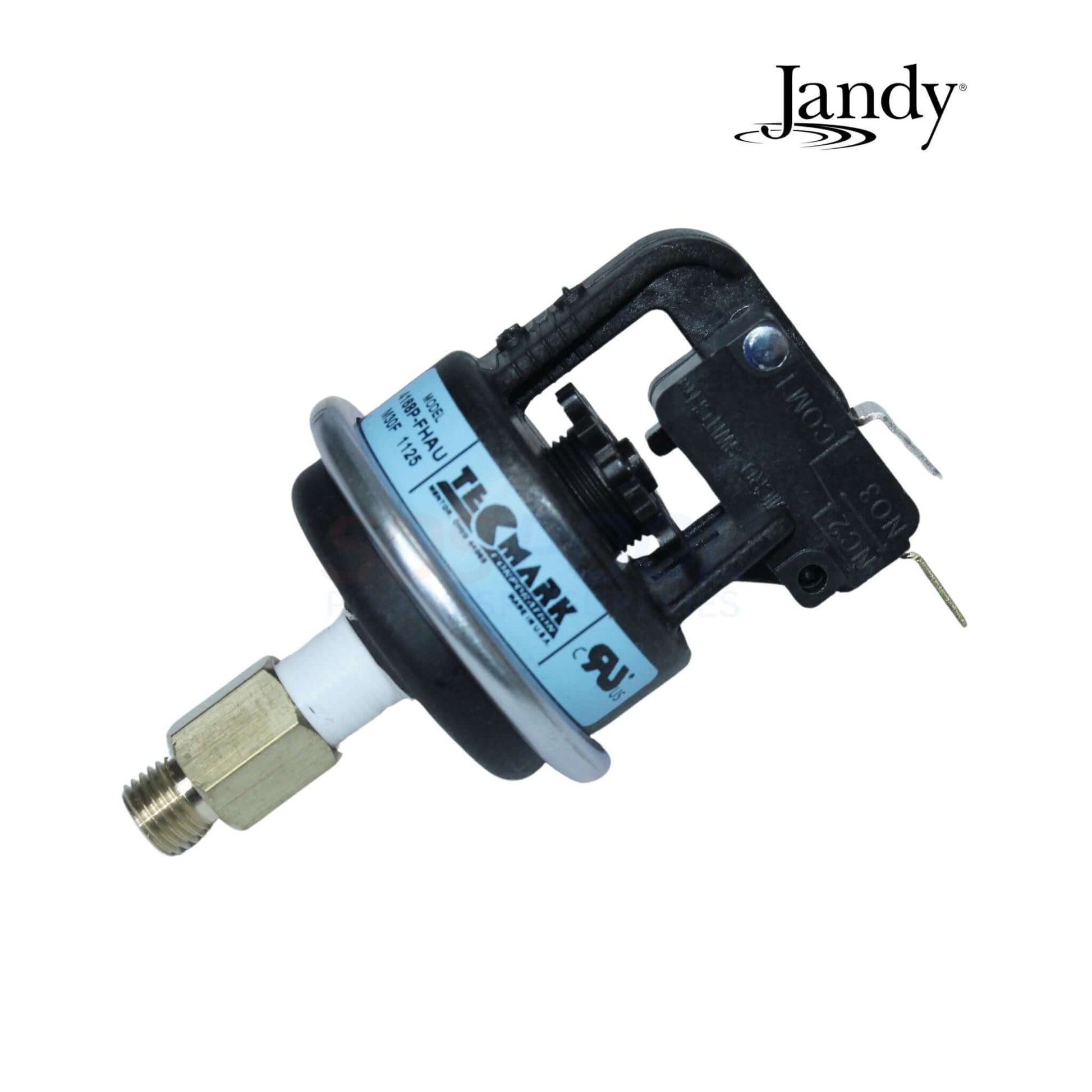 Jandy Pressure Switch R0013203 for JXiQ Heaters, featuring quality build, monitoring water flow, for swimming pool system.