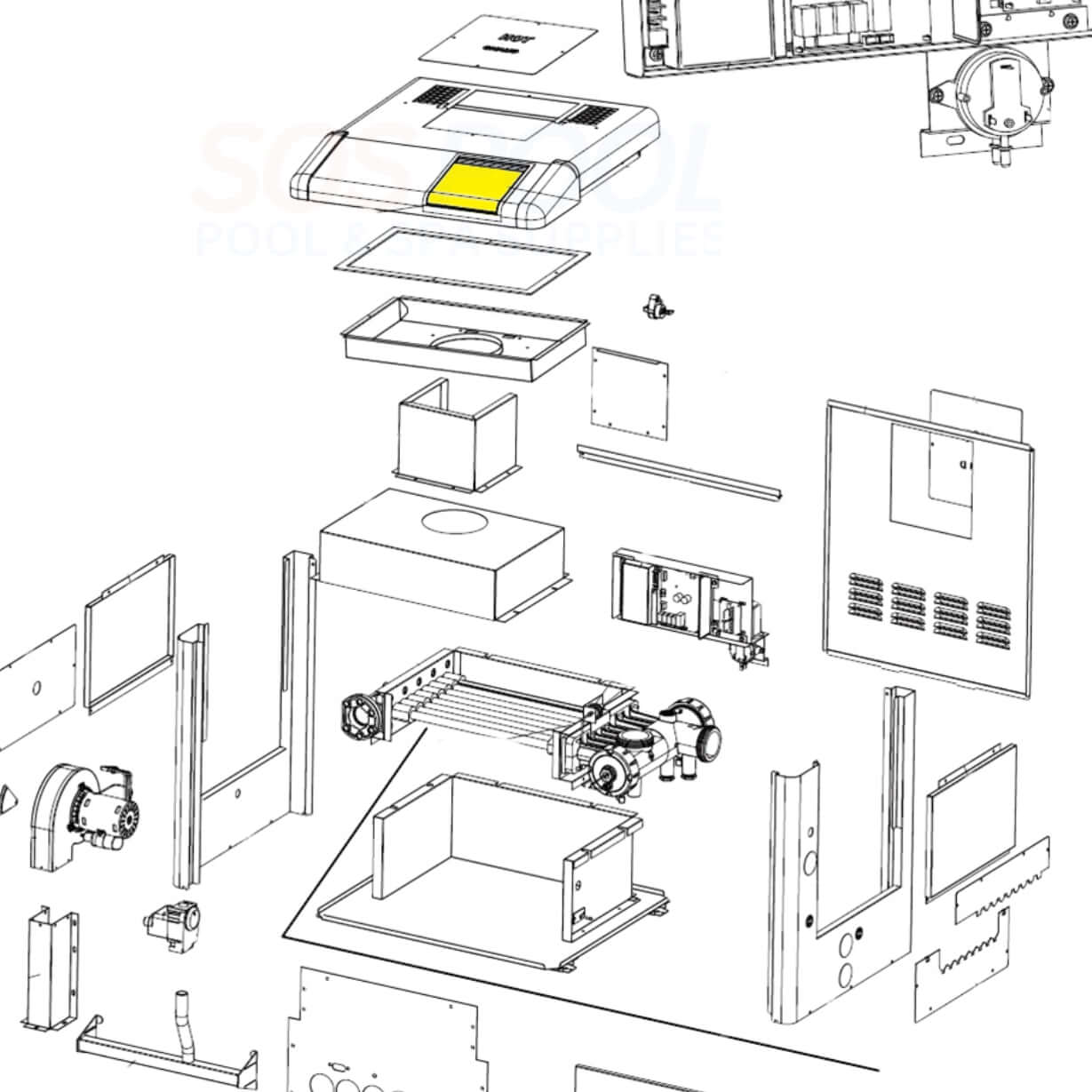 Jandy Universal Control User Interface For LXi Heaters | R0458300