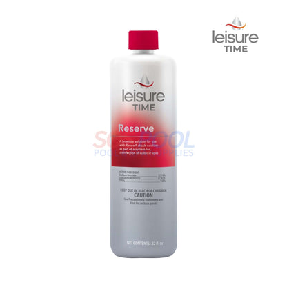 Leisure Time Reserve Bromide Solution 32 oz for effective spa water sanitation | SOS Pool