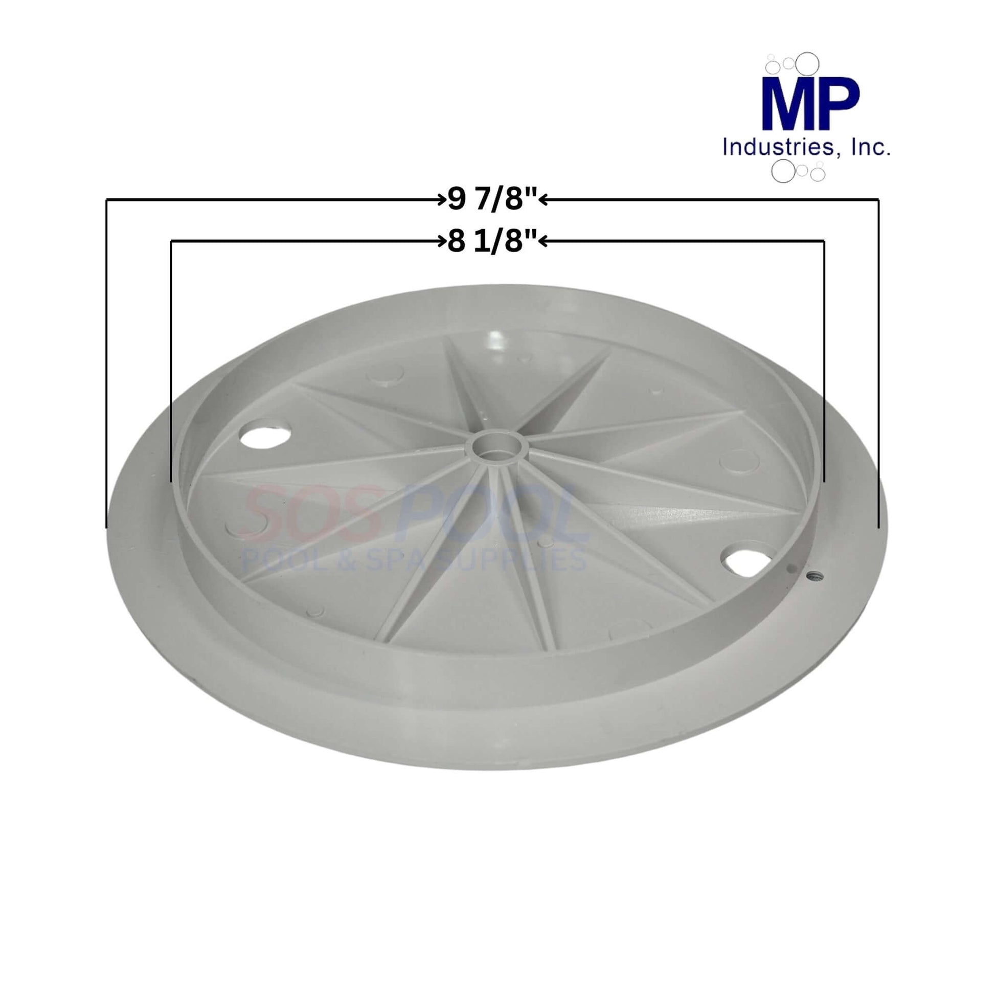 MP Industries Gray Lid for AutoFill Water Leveler | 4061-G, essential for pool maintenance by SOS Pool
