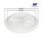 MP Industries White Lid for AutoFill Water Leveler | 4061-W with dimensions 9 7/8" and 8 1/8" from SOS Pool.
