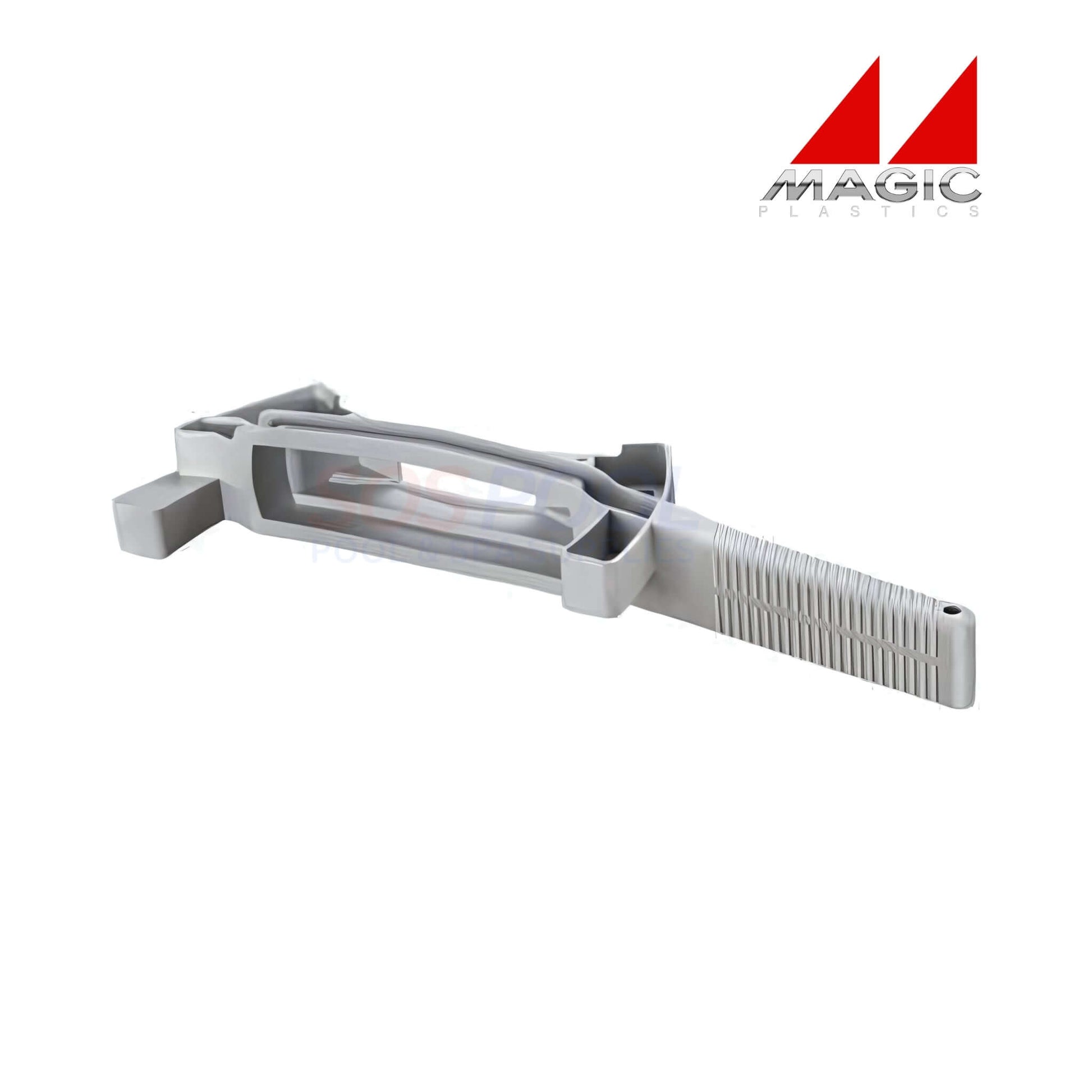 Magic Plastics PPTW Pump Lid Wrench in gray for safe pool pump lid installation, ideal pool supplies for SOS Pool.