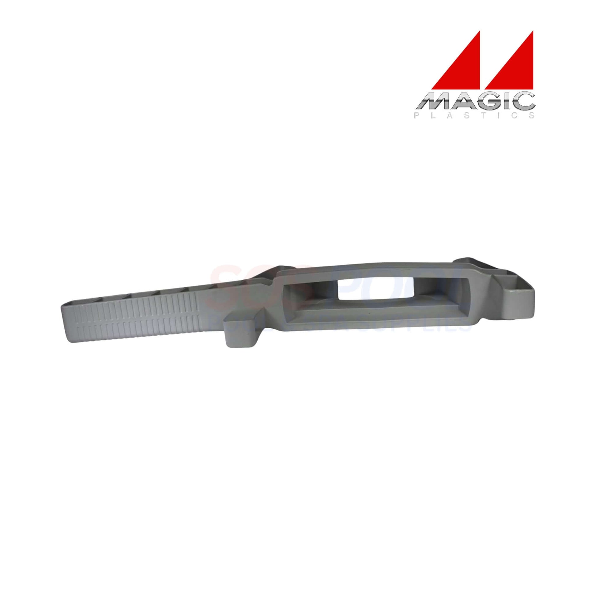 Magic Plastics PPTW Pump Lid Wrench in gray, designed for safe installation/removal of pool pump lids, ideal for SOS Pool supplies.