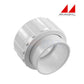 Magic Plastics Pump Union FBT x Slip 1.5" 0602-15, durable white PVC connection for pool plumbing, SOS Pool supplies.