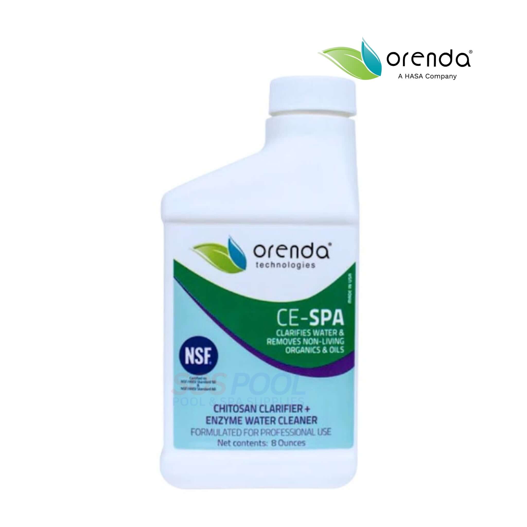 Orenda CE-SPA Chitosan Clarifier + Enzyme Water Cleaner | Spa Clarifie