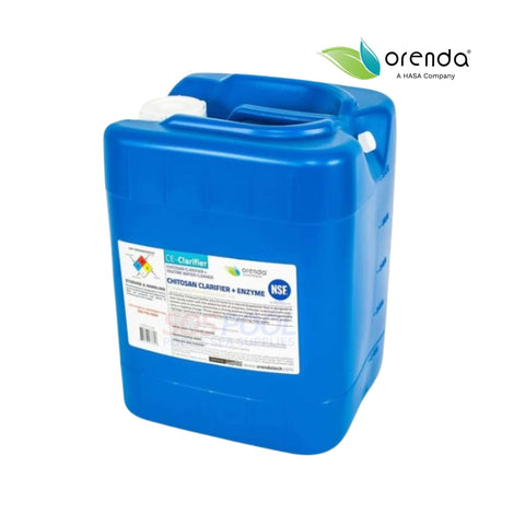 Orenda CV-600 Pool CE-Clarifier + Enzyme 5 GAL container, effective SOS Pool solution for cleaner water.