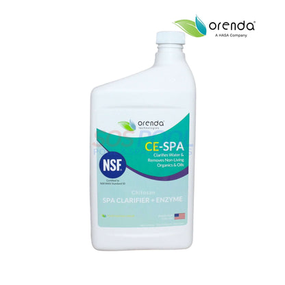 Orenda CE-SPA Clarifier and Enzyme Cleaner 32oz for spas, removes oils and organic waste, SOS Pool.