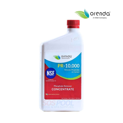 Orenda PR-10000 Pool Phosphate Remover Concentrate, 32oz, NSF certified, effective for SOS Pool maintenance.