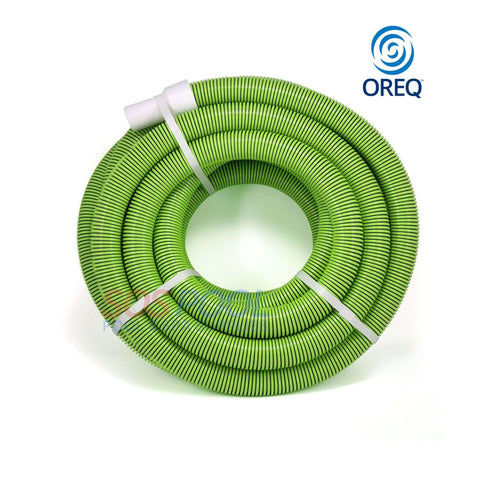 Oreq Pro Master Flex Pool Vacuum Hose, 1.5 inch, green, 45ft, SOS Pool, heavy-duty dual wall construction.